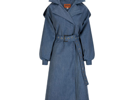 BRGN Duskregn Denim Waterproof Trench