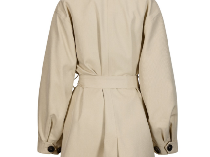 BRGN ROSSBY COAT - BEIGE DENIM