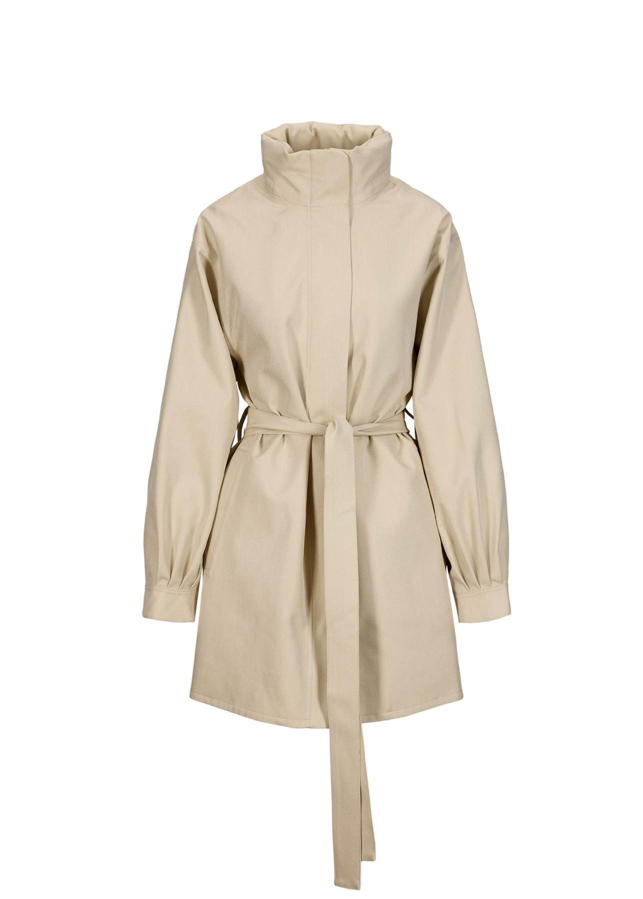 Rossby Beige Front BRGN ROSSBY COAT - BEIGE DENIM