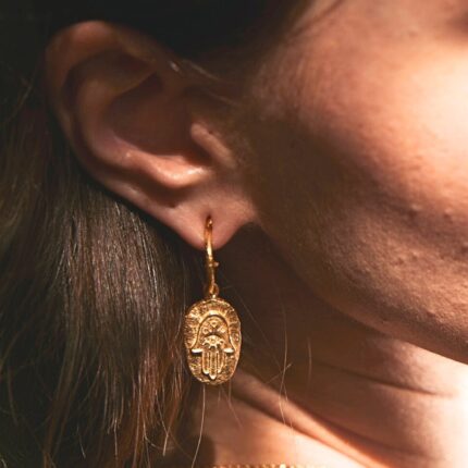 Eternal Vision in your Palm Hoops - Kensho Heirlooms