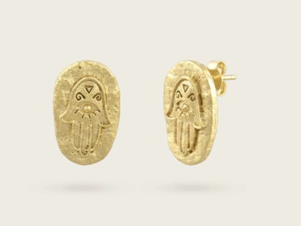 Eternal Vision in your Palm Stud Earrings - Kensho Heirlooms