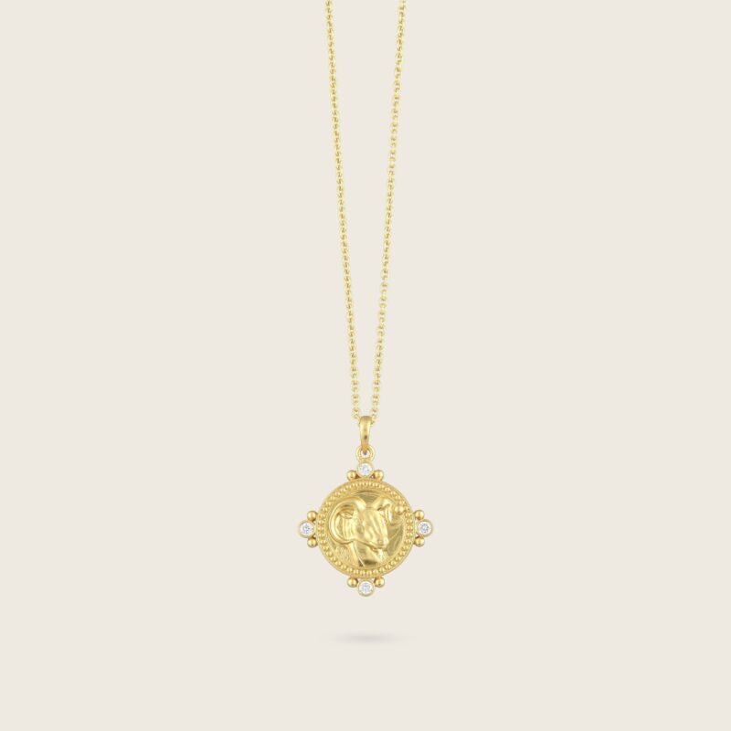 The Aries Zodiac Amulet Necklace - Kensho Heirlooms