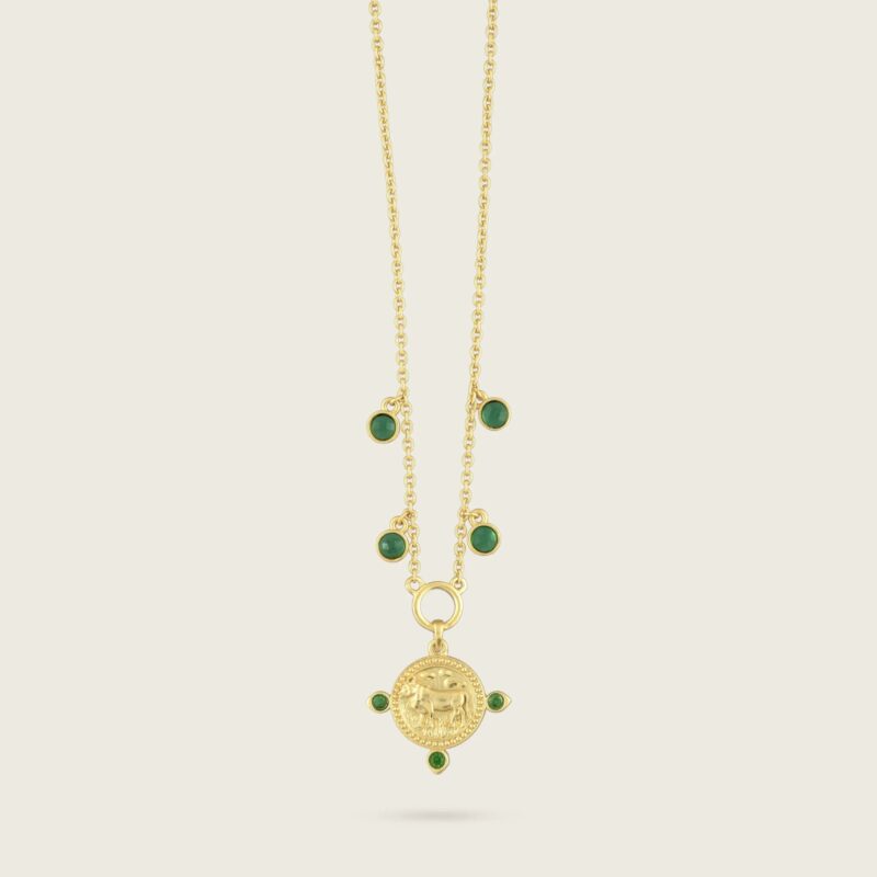 The Taurus Zodiac Amulet Necklace - Kensho Heirlooms