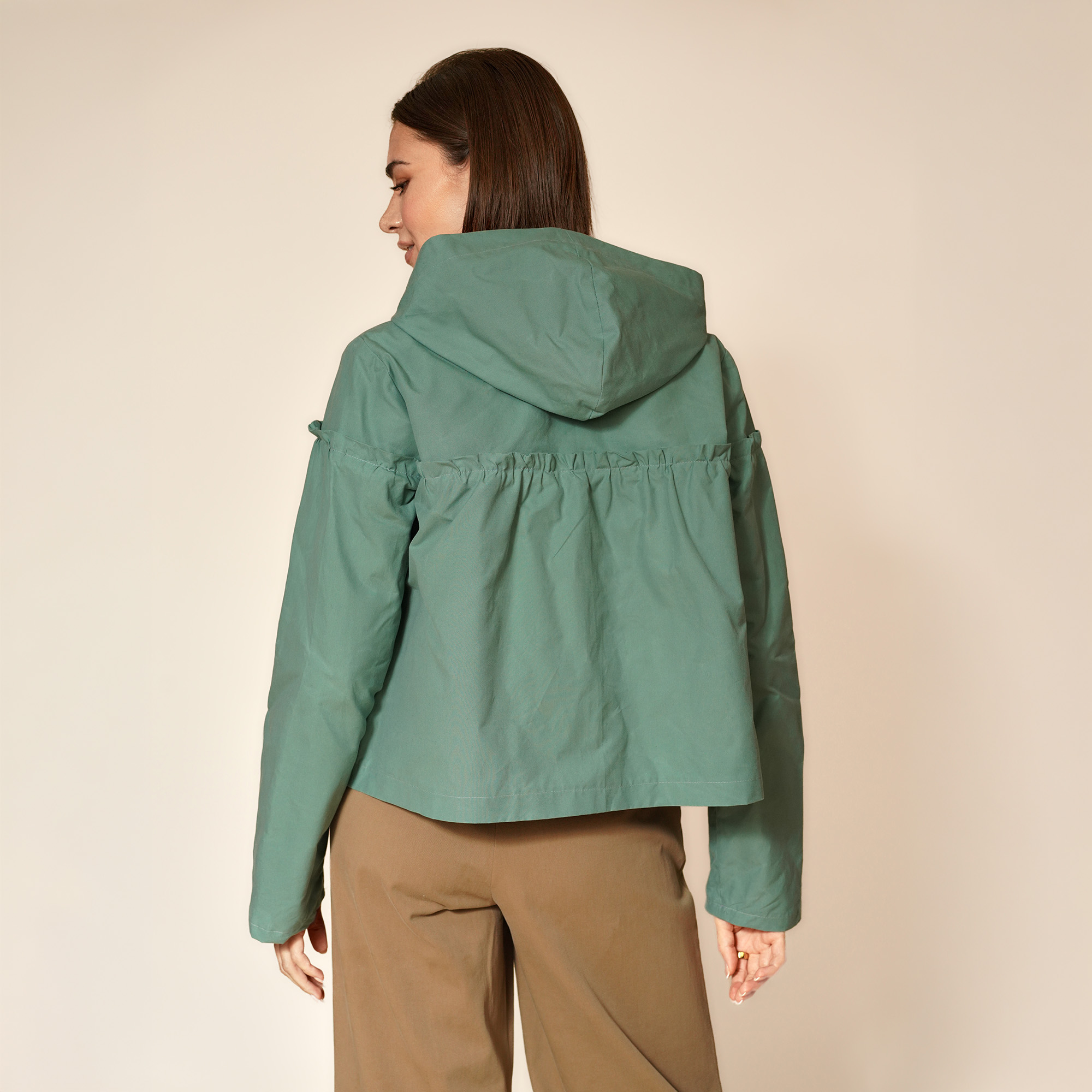 Cotton Waxed Jacket with Hood-Teal-Resized-Platform-2