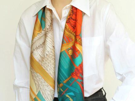 Pig Chicken Cow Scarf The Cranes Night