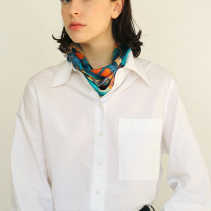 Pig Chicken Cow Scarf Opera House Silk Scarf