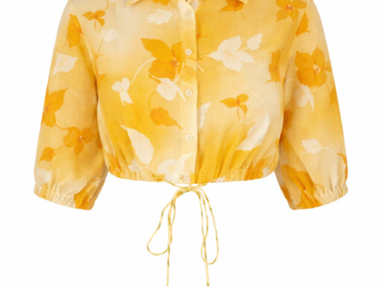 A Mere Co - Yellow Floral Top