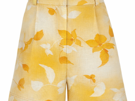 A Mere Co - Yellow Floral Shorts