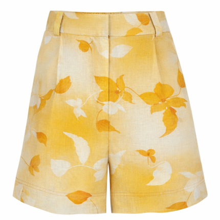 A Mere Co - Yellow Floral Shorts