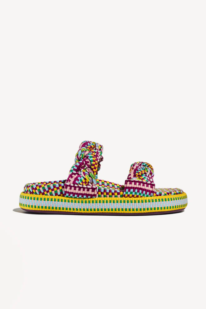 DANIELA_CARIBE_1_660x990 Amambaih Daniela Woven Flats - Caribe Yellow Shoes