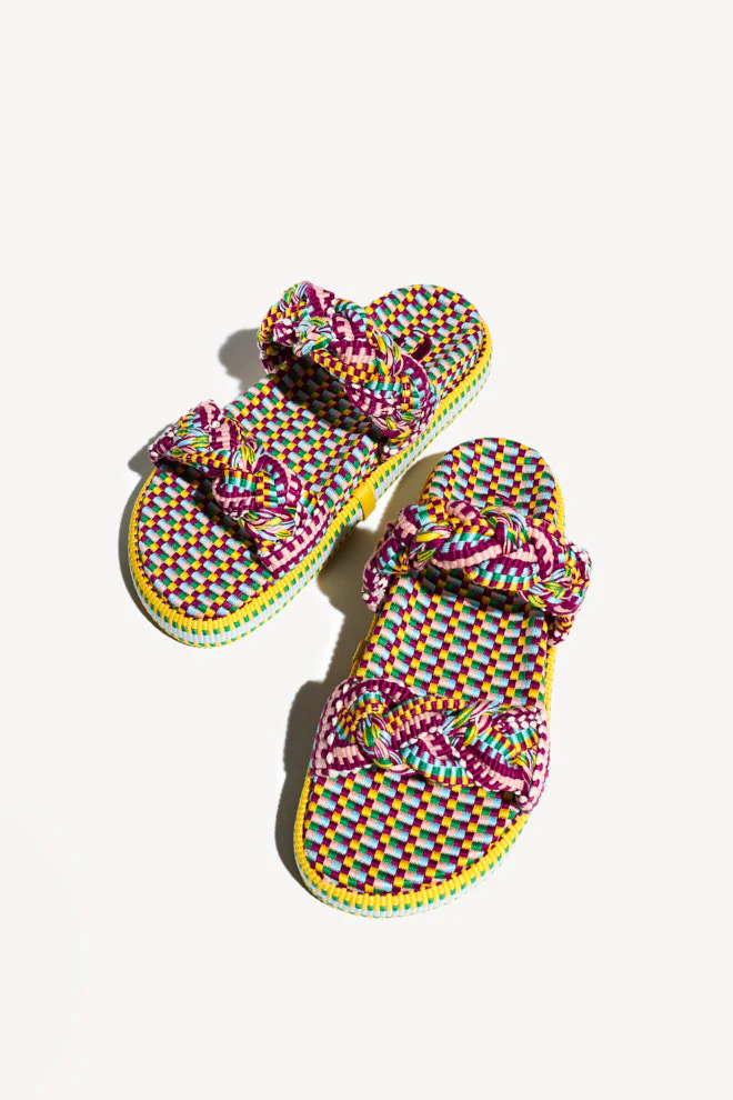 DANIELA_CARIBE_3_660x990 Amambaih Daniela Woven Flats - Caribe Yellow Shoes