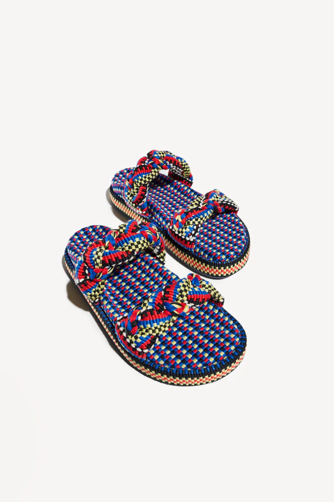 DANIELA_MIRO_2_660x990 Amambaih Daniela Woven Flats - Miro Blue Shoes
