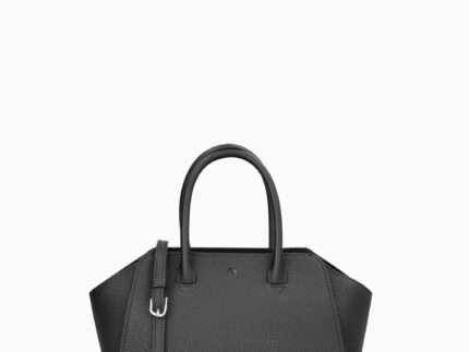 KAAI Mini Voyager Black Leather Cross Body Bag