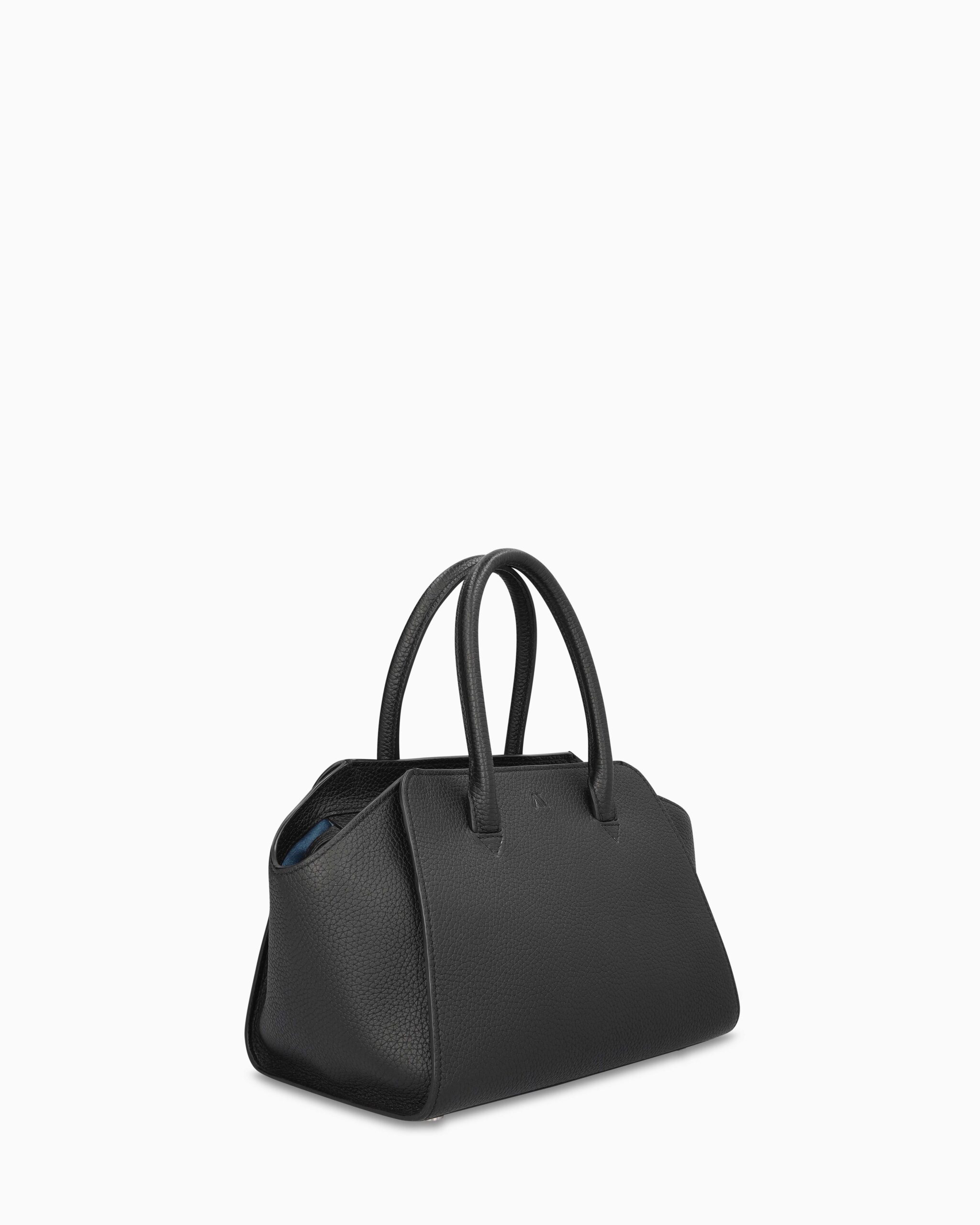 Mini_Voyager_Big_Grain_Black_02 KAAI Mini Voyager Black Leather Cross Body Bag