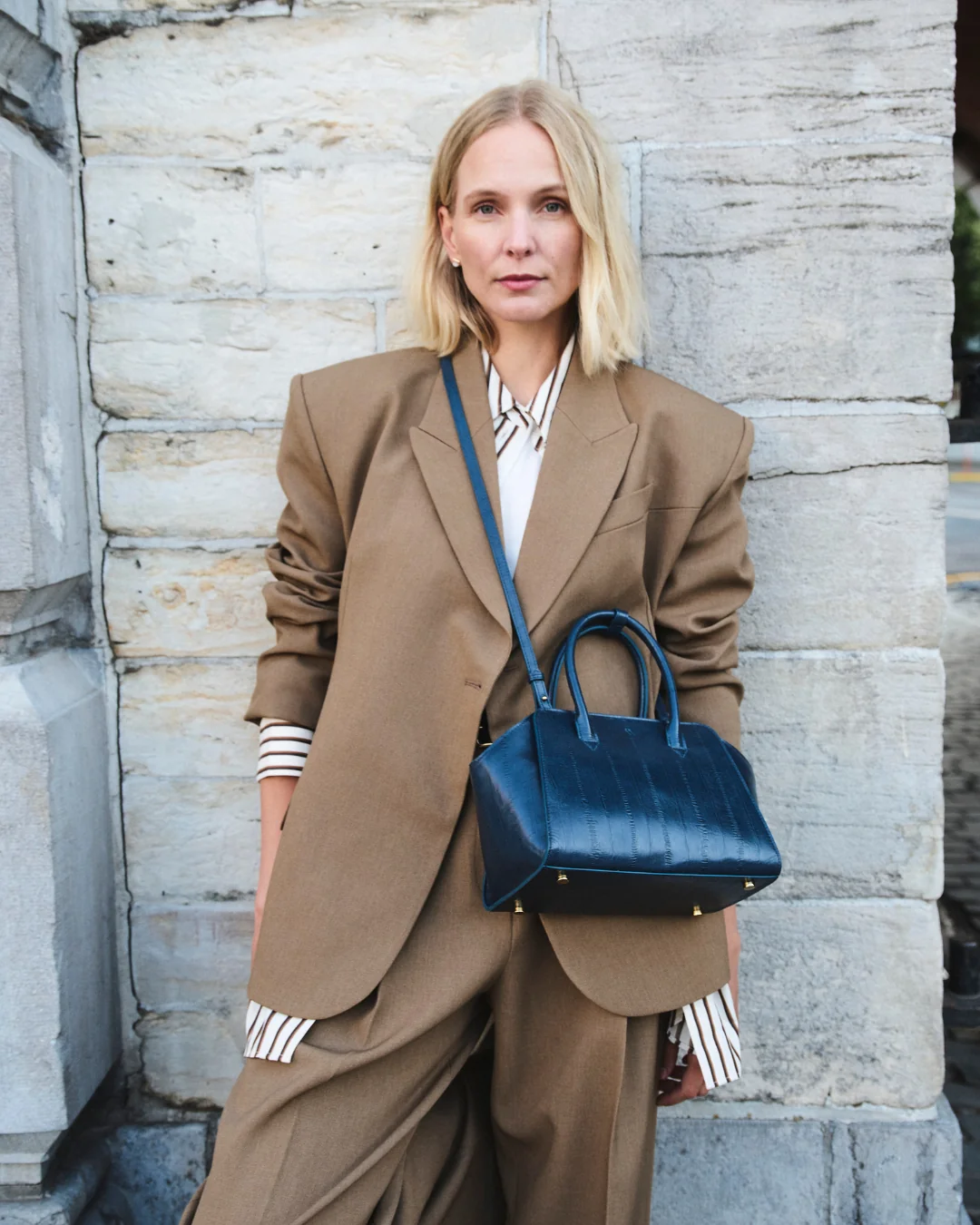 Mini_Voyager_Eel_Deep_Teal_Campaign_2 KAAI Mini Voyager Black Leather Cross Body Bag