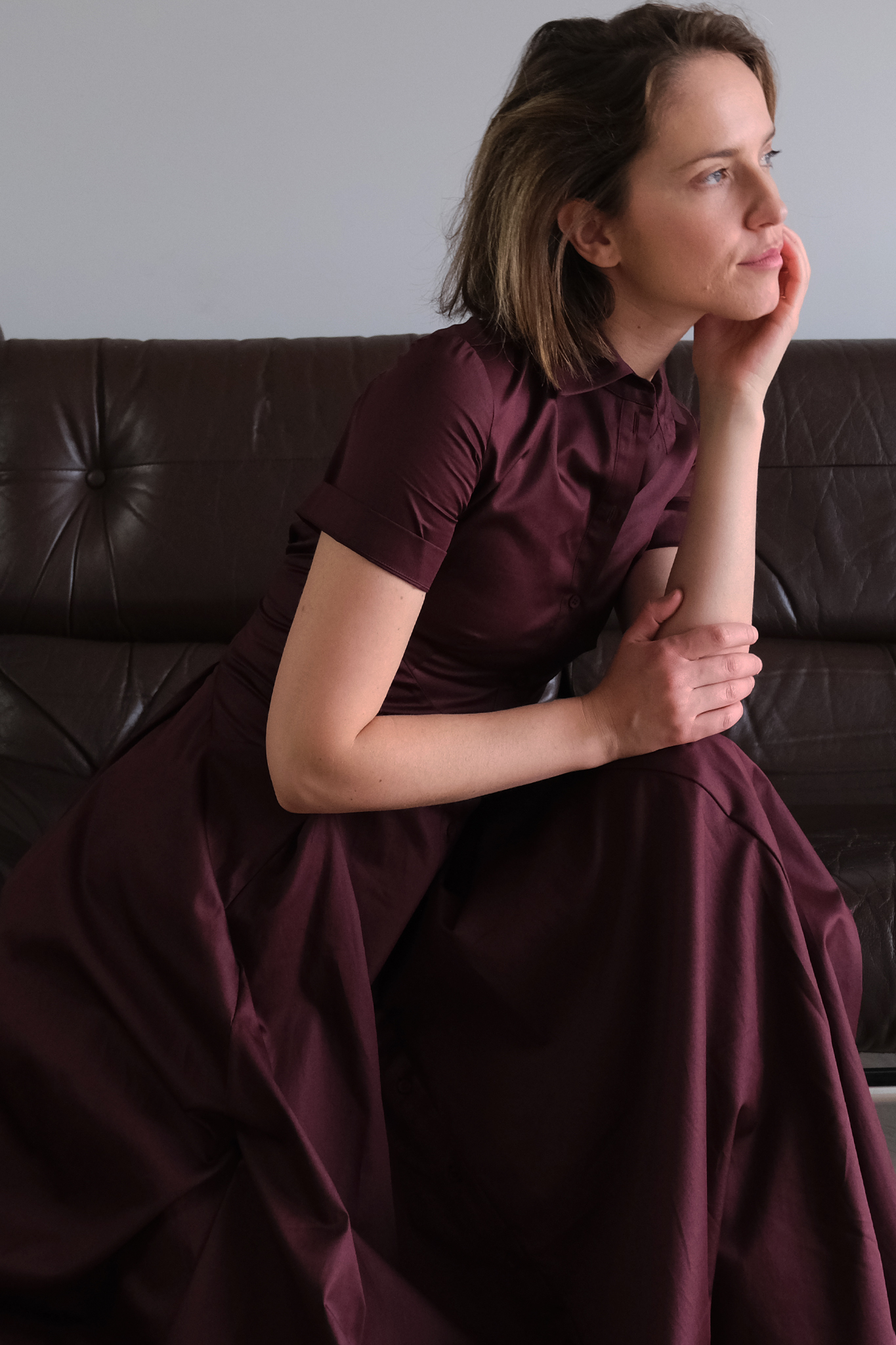 burgundy dress 5
