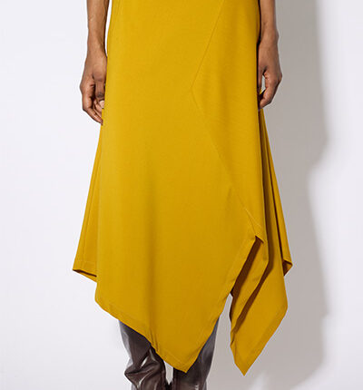 Liviana Conti Saffron Asymmetric Skirt