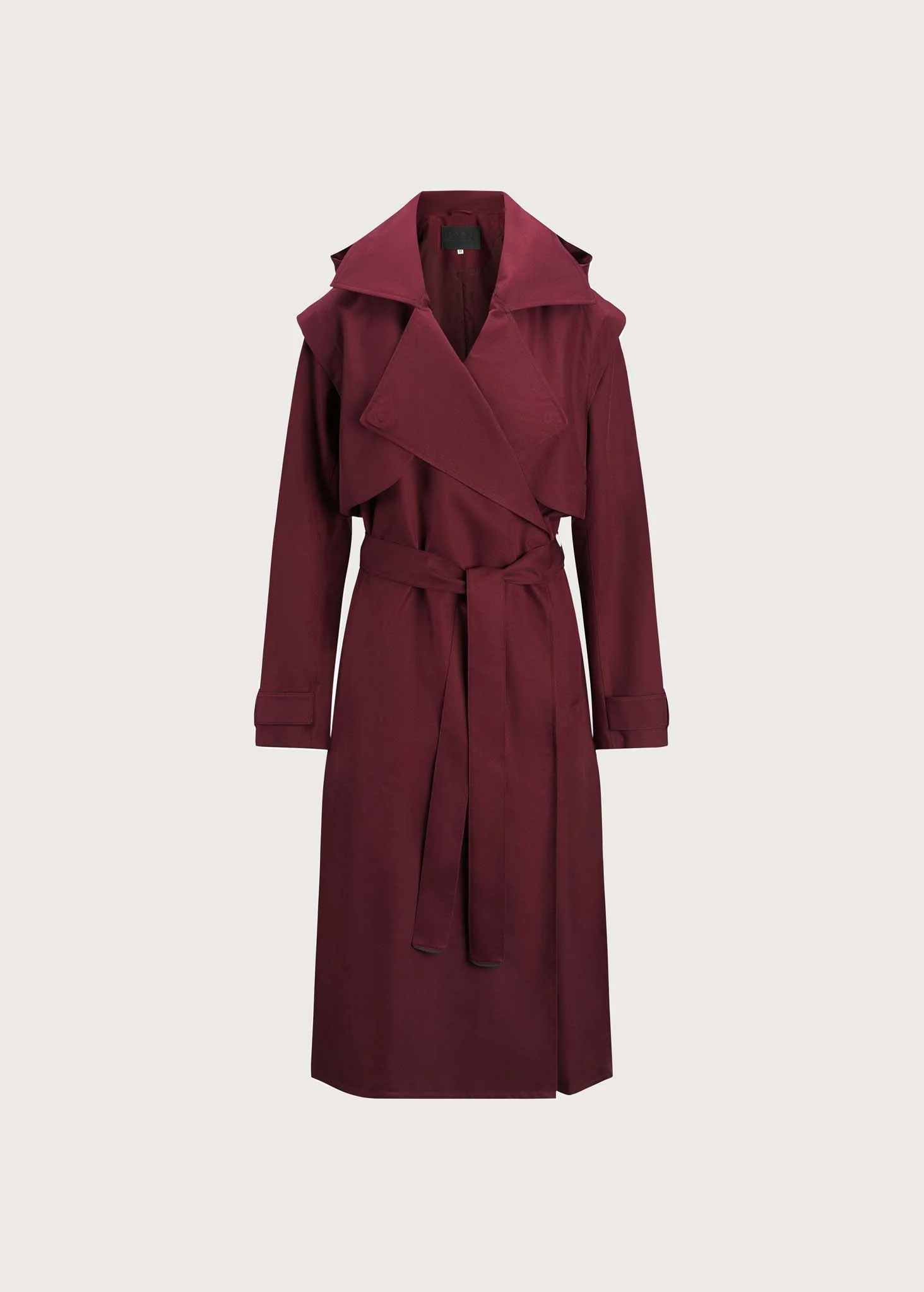Regndraape_Trench_Coat-Coats-15054T2-475_Wine_Red.jpg BRGN Regndrape Wine Red Trench Coat Waterproof