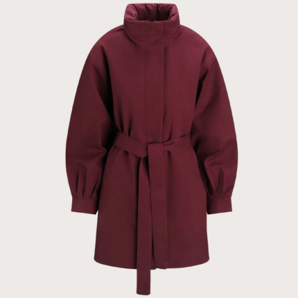 BRGN ROSSBY COAT - WINE RED