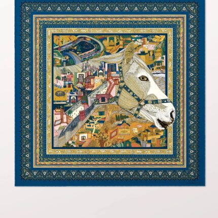 Pig Chicken Cow Scarf Persian Horse Silk Scarf