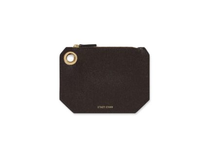 Brown Italian Leather Coin Purse