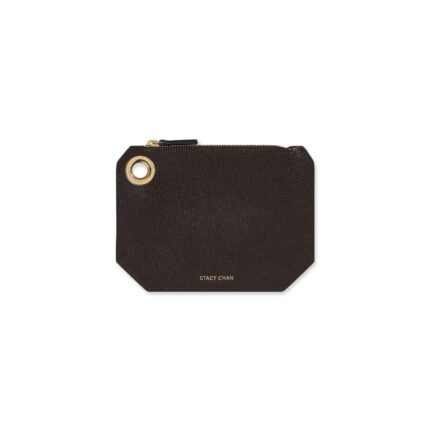 Brown Italian Leather Coin Purse